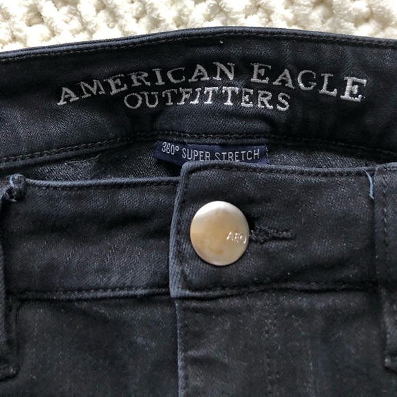 Black high-rise 360 super stretchy skinny jean - Picture 2 of 4